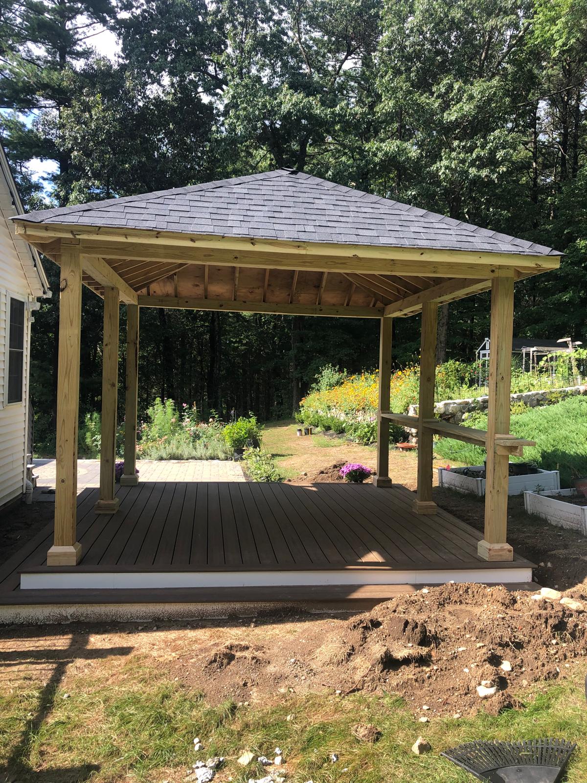 Custom gazebo with details